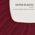 LINENLINK 1800TC Microfibre Fitted Sheet & 2 Pillowcases