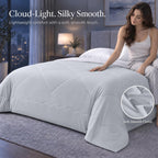 LINENLINK Cooling Comforter, Summer Quilt for Hot Sleepers