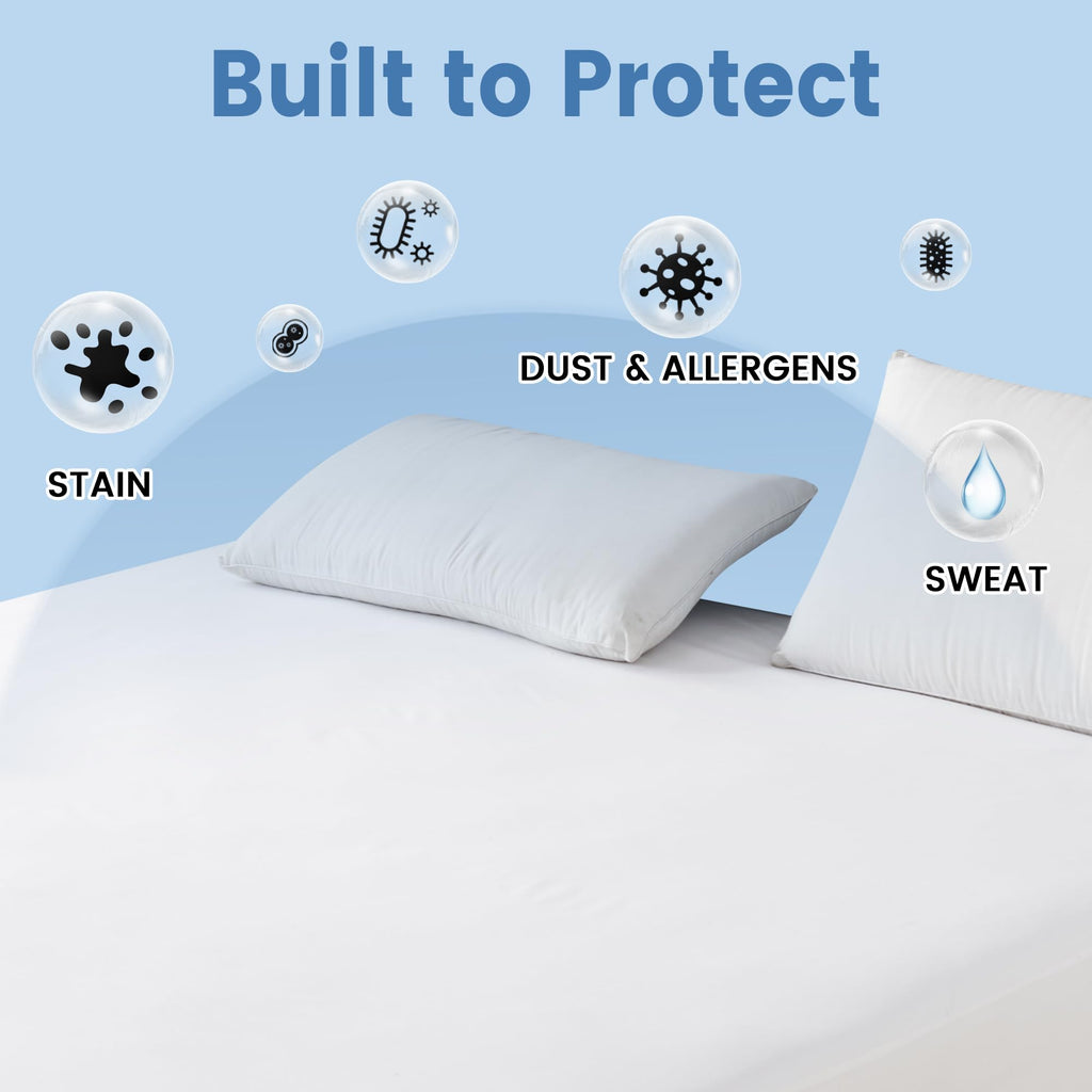 LINENLINK 100% Waterproof Mattress Protector for Kids & Pet Accidents