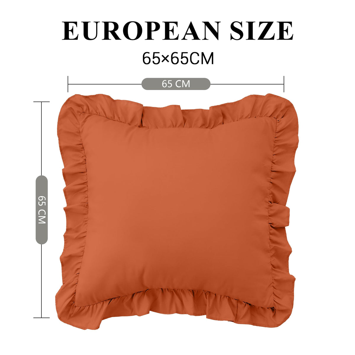 LINENLINK Ruffled Pillowcases Set of 2
