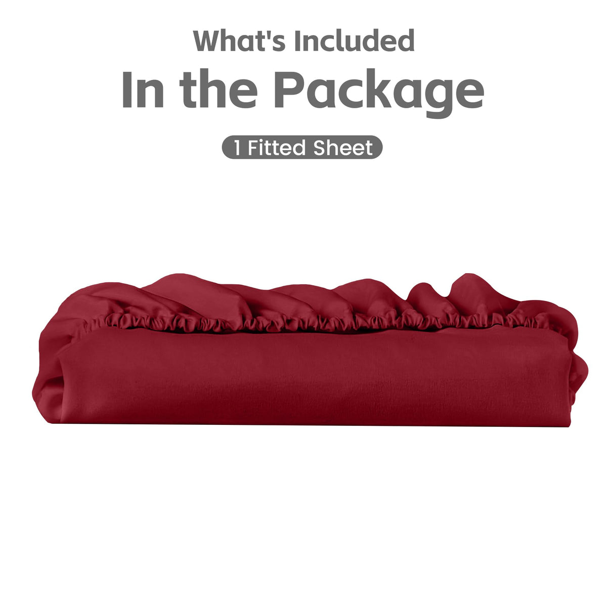 LINENLINK Ultra-Soft Fitted Sheet for Guest Beds