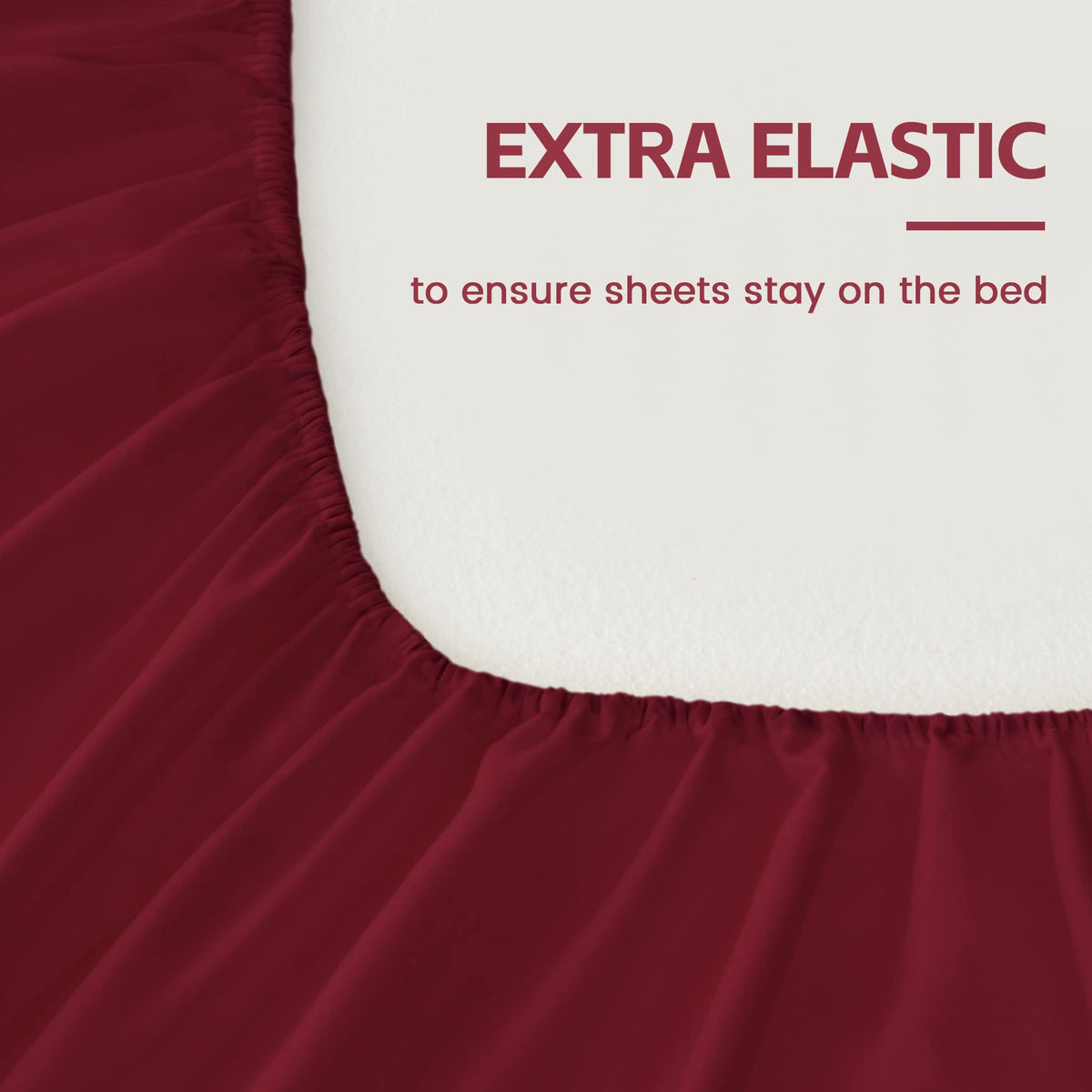 LINENLINK Ultra-Soft Fitted Sheet for Guest Beds