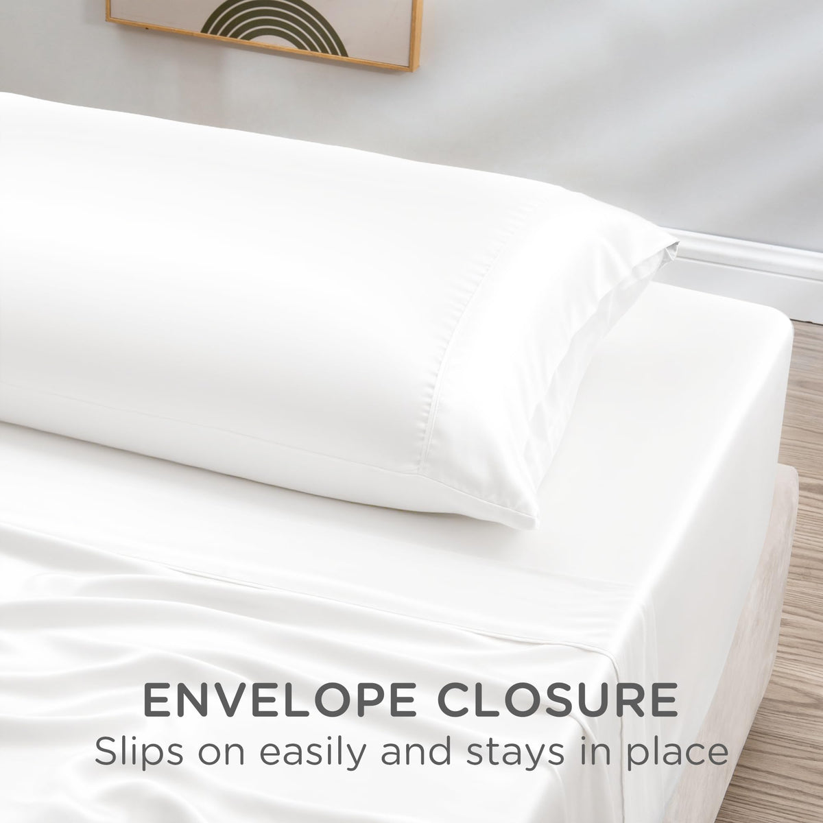 LINENLINK 100% Bamboo Pillowcase, 1 Pack