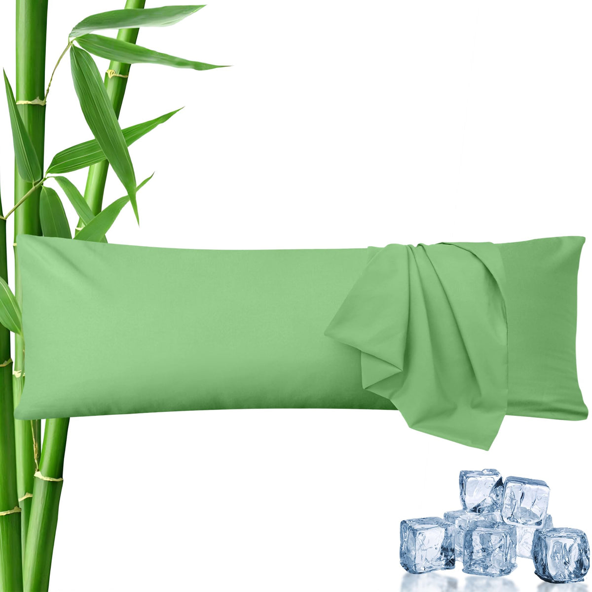 LINENLINK Bamboo Blend Pillowcases, 2 Pack