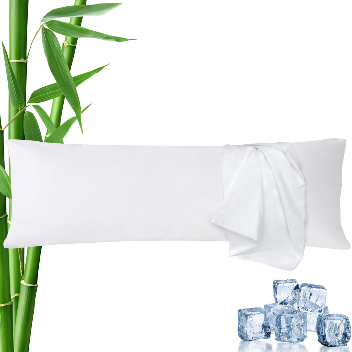 LINENLINK Bamboo Blend Pillowcases, 2 Pack
