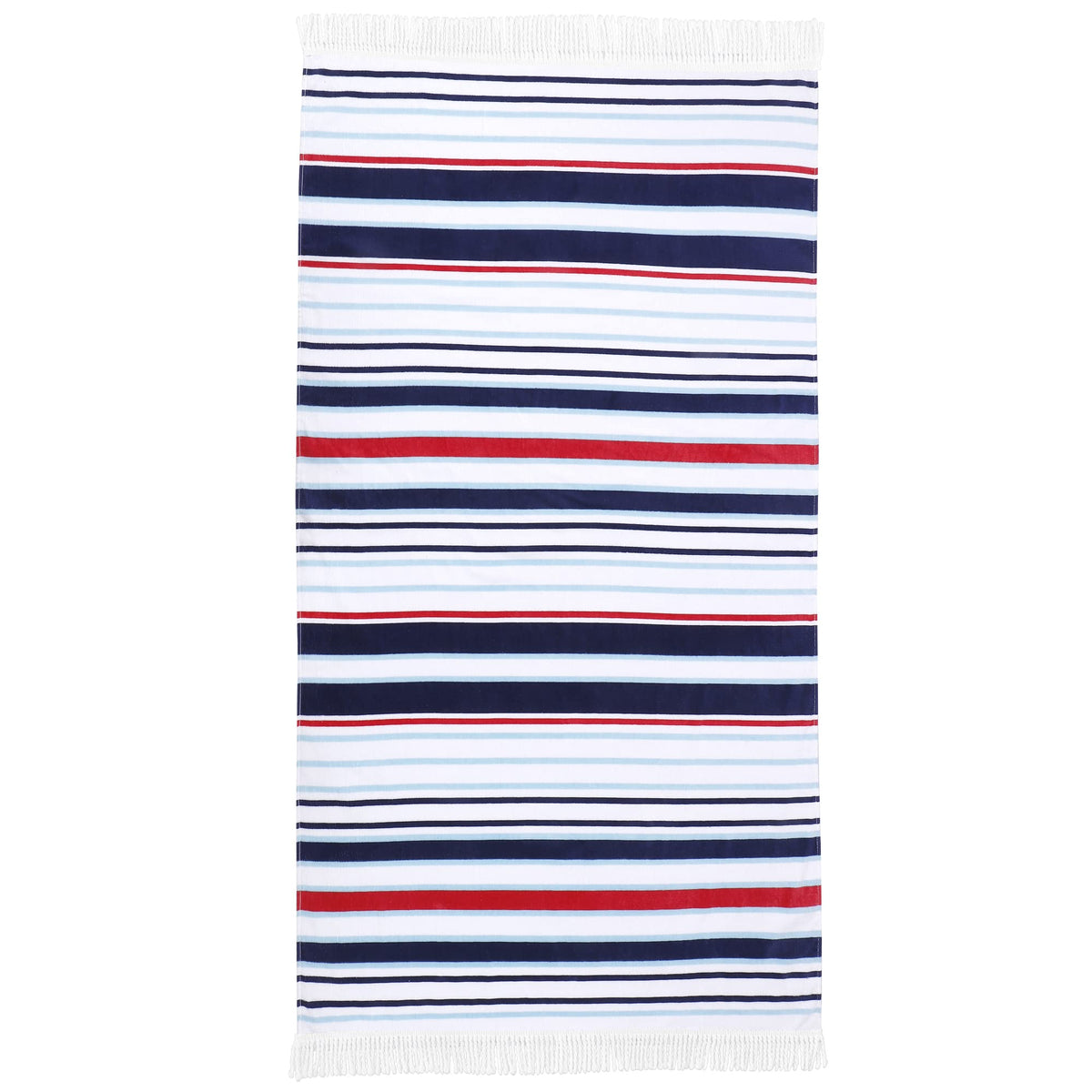 LINENLINK 100% Cotton Beach Towel - HAWAII Pattern Sand Free Beach Blanket Soft and Absorbent Towels for Swimming, Sports, Beach, Gym, Travel