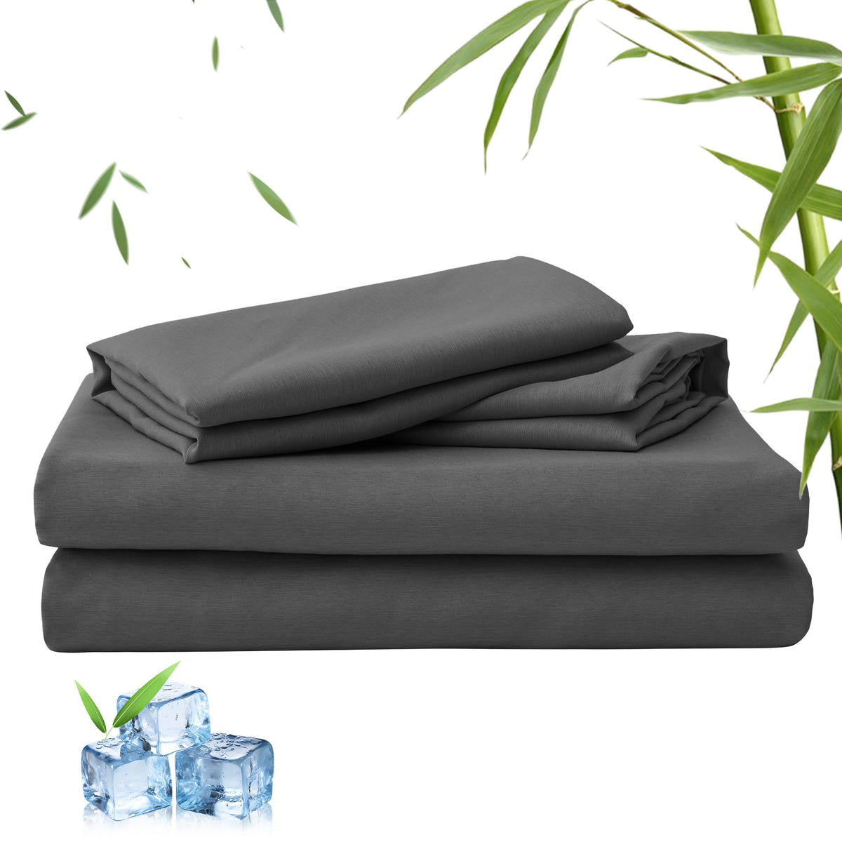 LINENLINK 2000TC Bamboo Sheet Set for Hot Sleepers