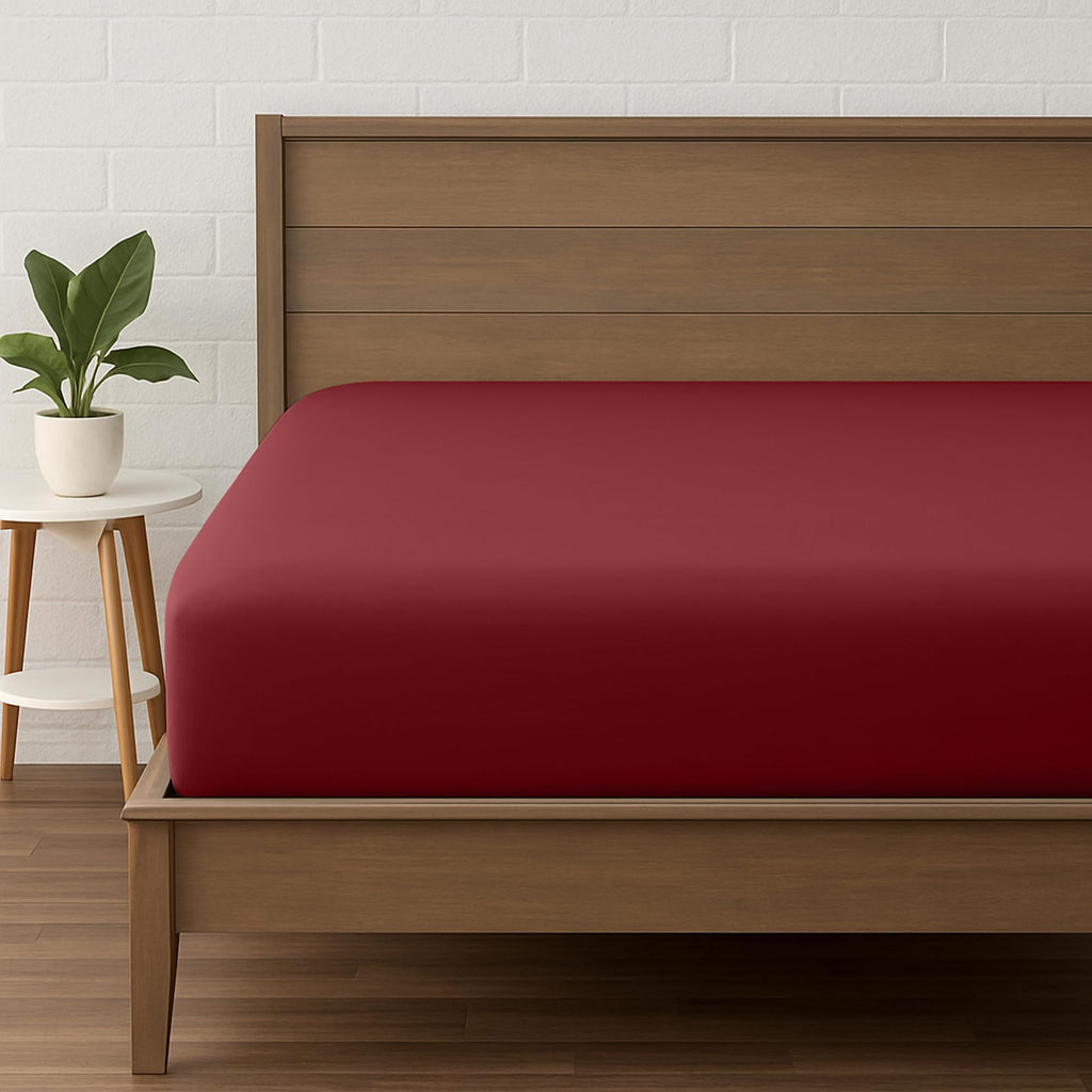 LINENLINK Ultra-Soft Fitted Sheet for Guest Beds