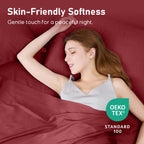 LINENLINK Hotel Quality Sheet Set – 4 Piece 2000TC Ultra Soft Durable Brushed Microfibre – 40cm Deep Pocket Fitted Sheet, Flat Sheet & 2 Pillowcases – Wrinkle-Free & Easy Care