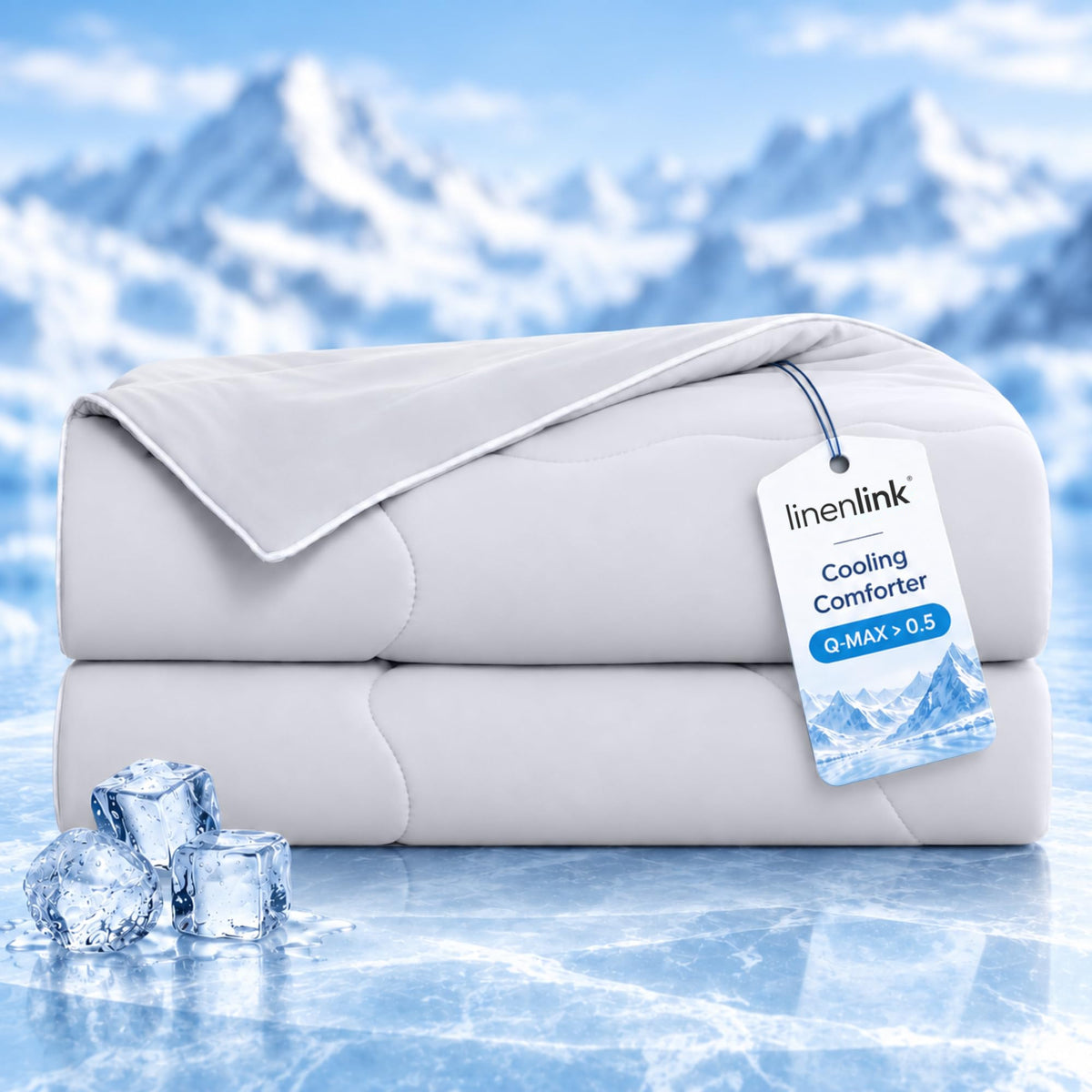 LINENLINK Cooling Comforter, Summer Quilt for Hot Sleepers