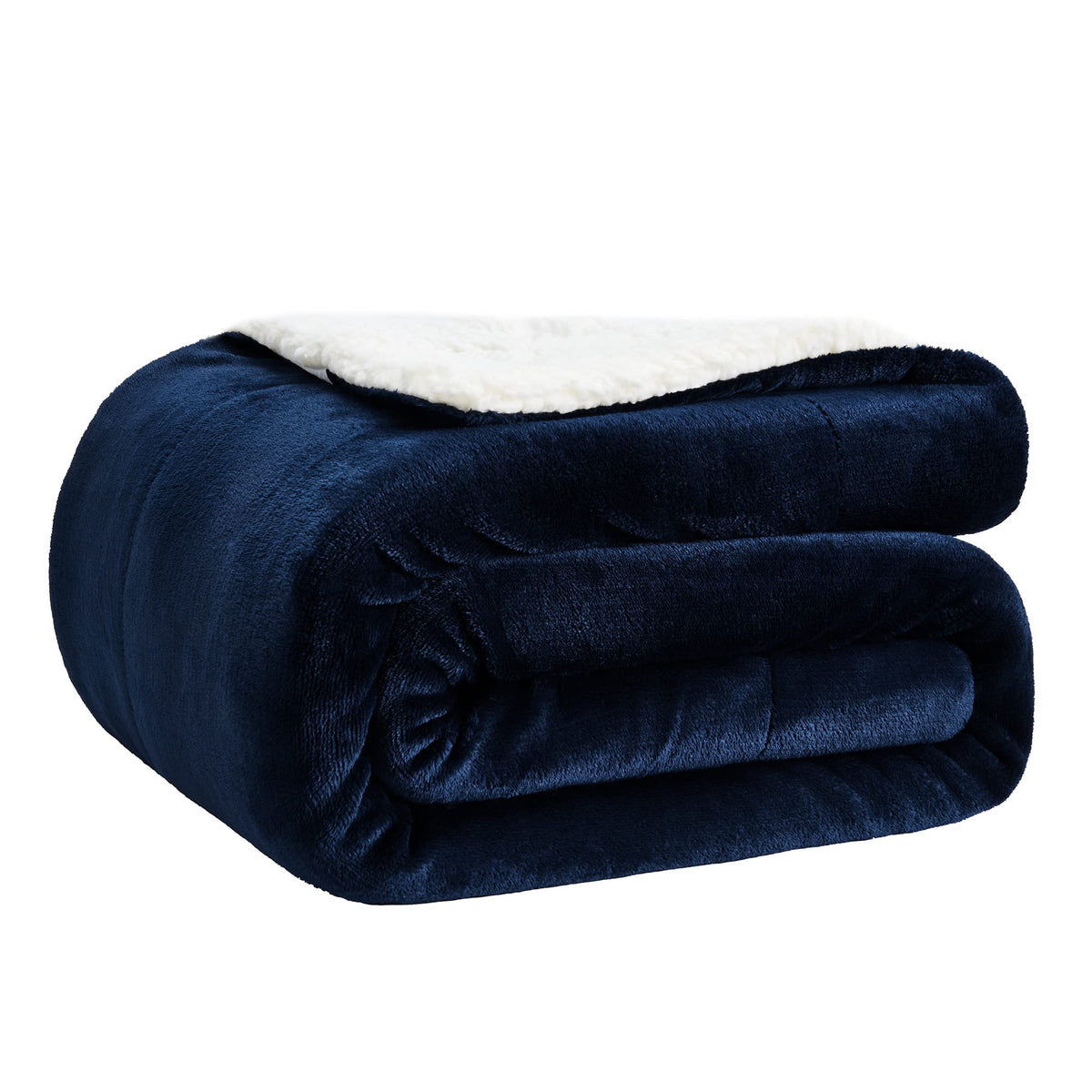 LINENLINK Sherpa Fleece Blanket for Bed, Thick & Warm Cozy Blanket for Winter,Fluffy Plush Warm Comforter
