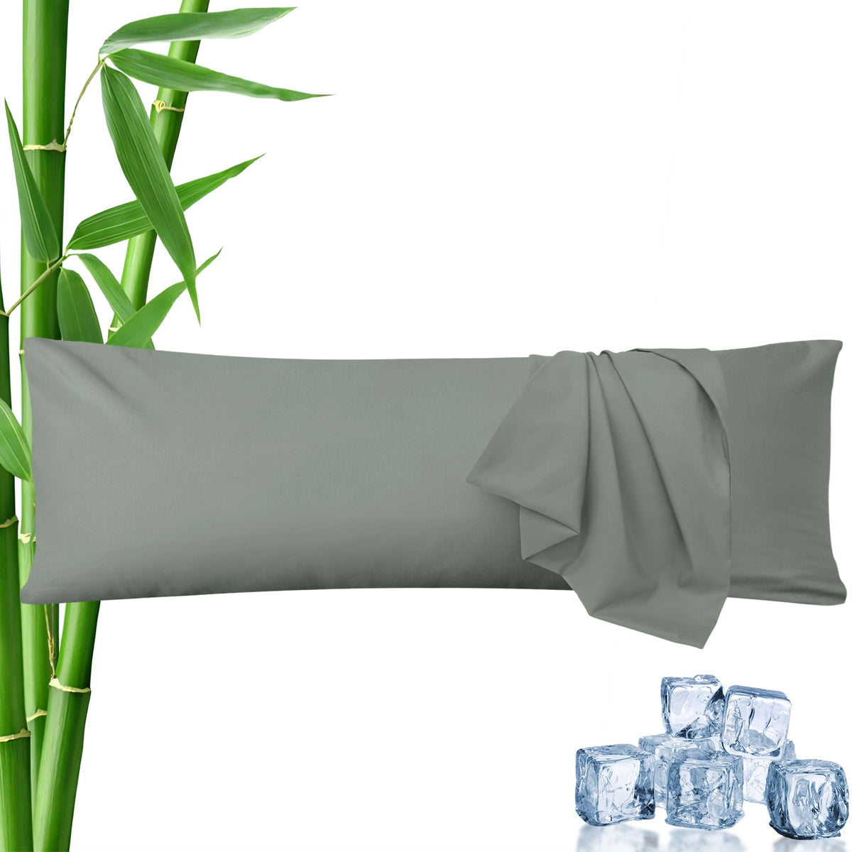 LINENLINK Bamboo Blend Pillowcases, 2 Pack