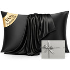 LINENLINK 100% Mulberry Silk Pillowcases, 2 Pack