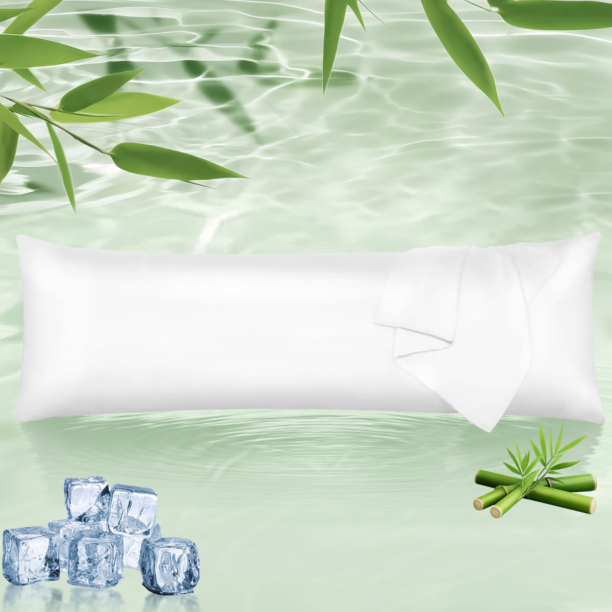 LINENLINK 100% Bamboo Pillowcase, 1 Pack