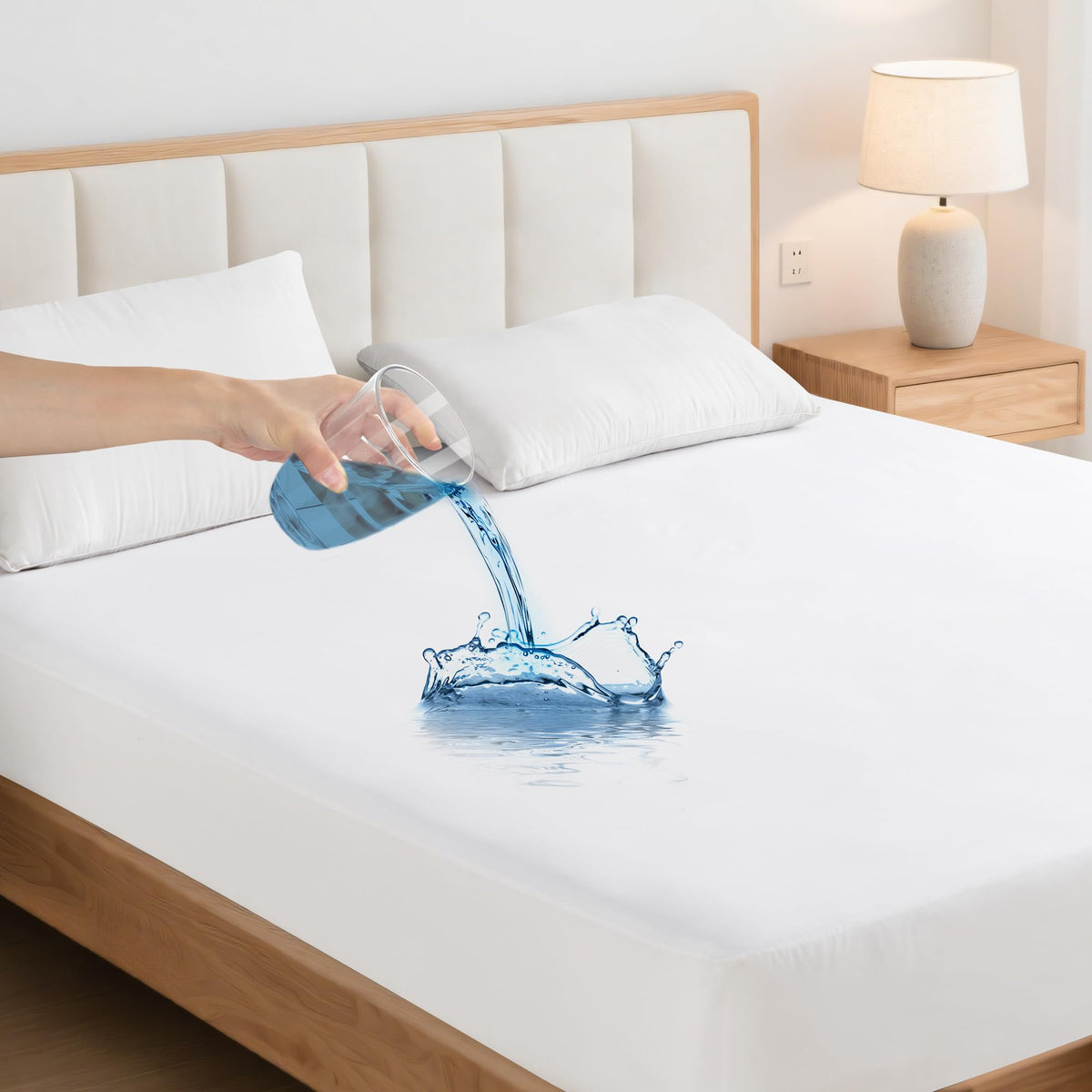 LINENLINK 100% Waterproof Mattress Protector for Kids & Pet Accidents