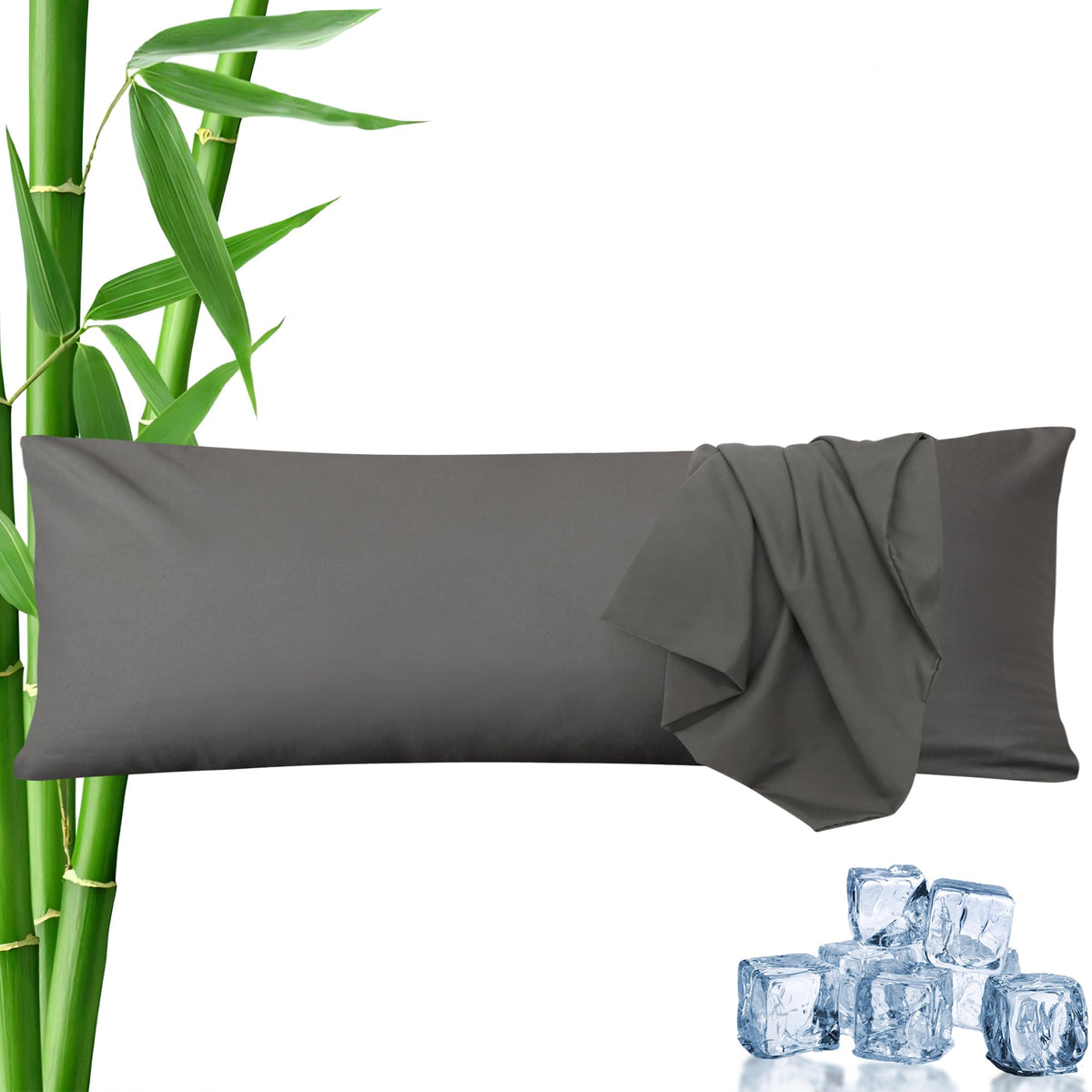 LINENLINK Bamboo Blend Pillowcases, 2 Pack