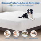 LINENLINK 100% Waterproof Mattress Protector for Kids & Pet Accidents