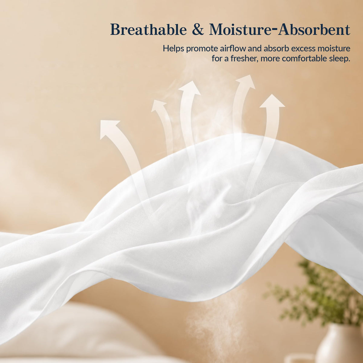 LINENLINK 100% Cotton Fitted Sheet Only