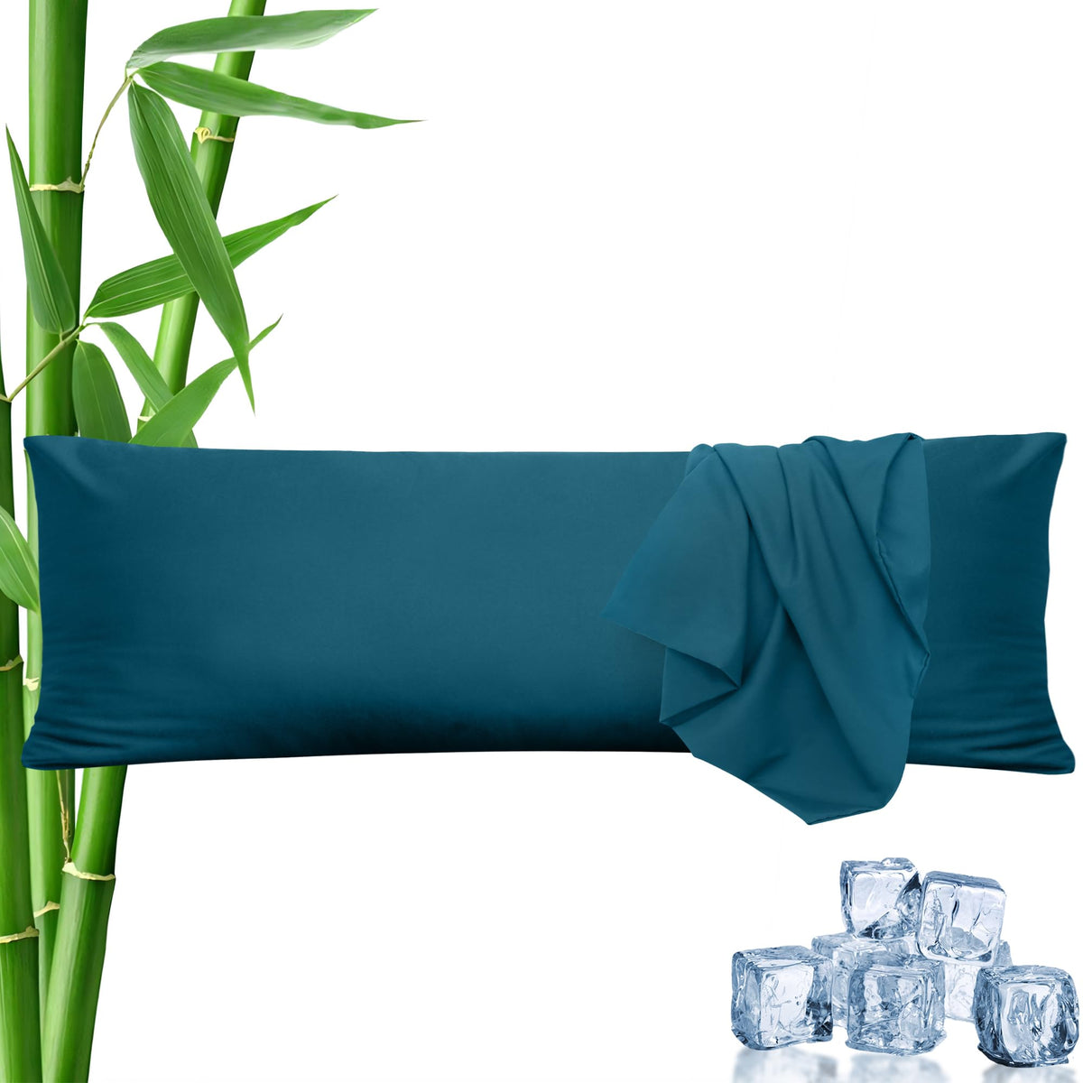 LINENLINK Bamboo Blend Pillowcases, 2 Pack