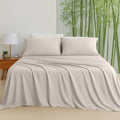 LINENLINK 100% Bamboo Sheet Set 4 Piece for Hot Sleepers