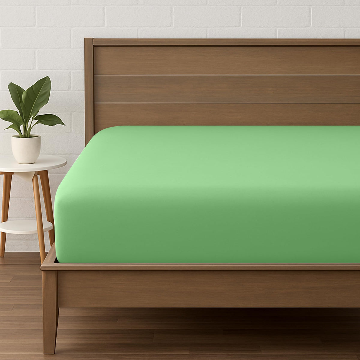 LINENLINK Ultra-Soft Fitted Sheet for Guest Beds
