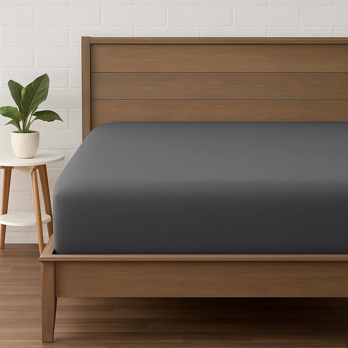 LINENLINK Ultra-Soft Fitted Sheet for Guest Beds