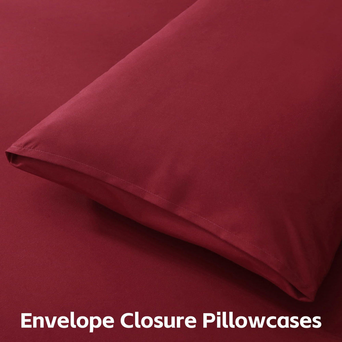 LINENLINK 1800TC Microfibre Fitted Sheet & 2 Pillowcases