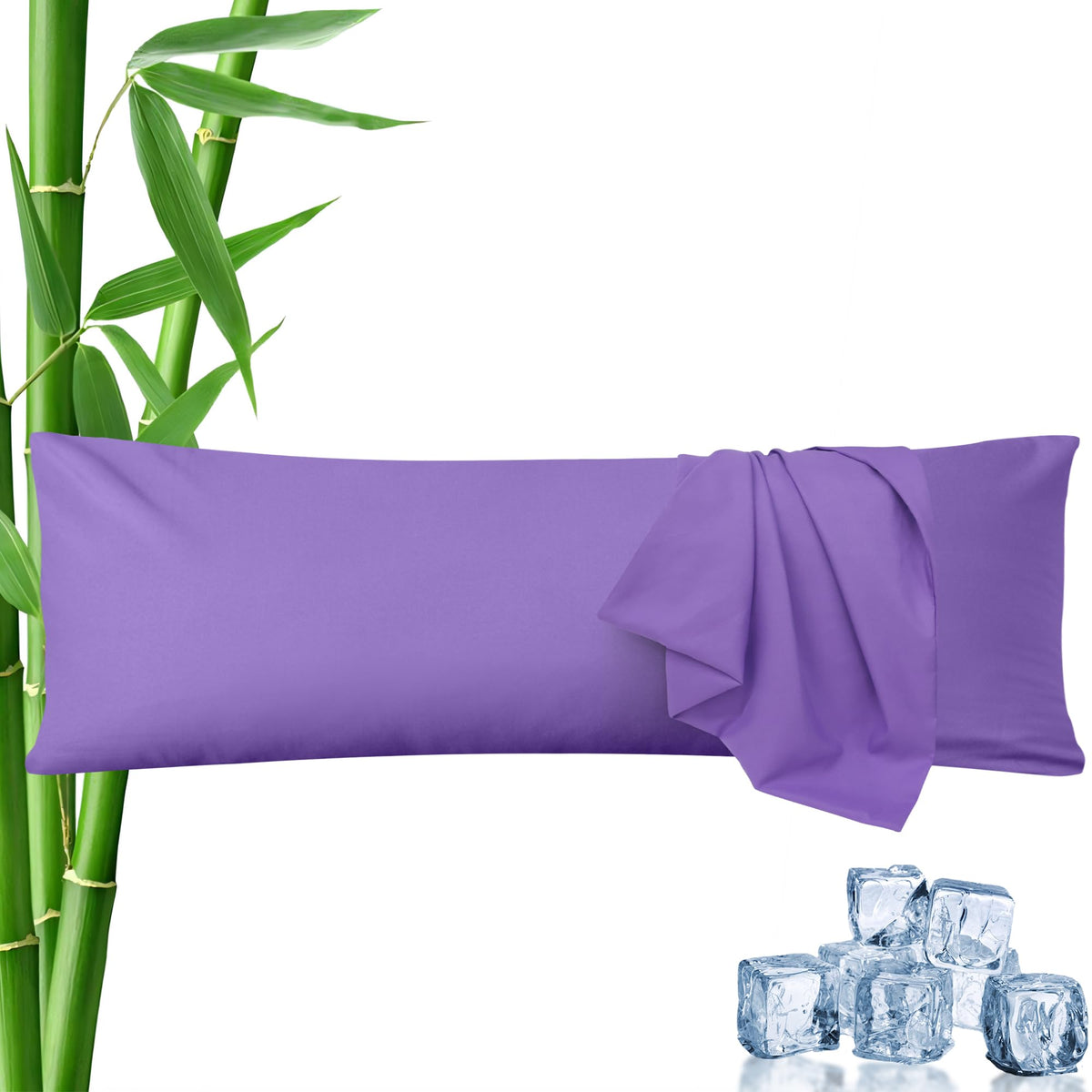 LINENLINK Bamboo Blend Pillowcases, 2 Pack