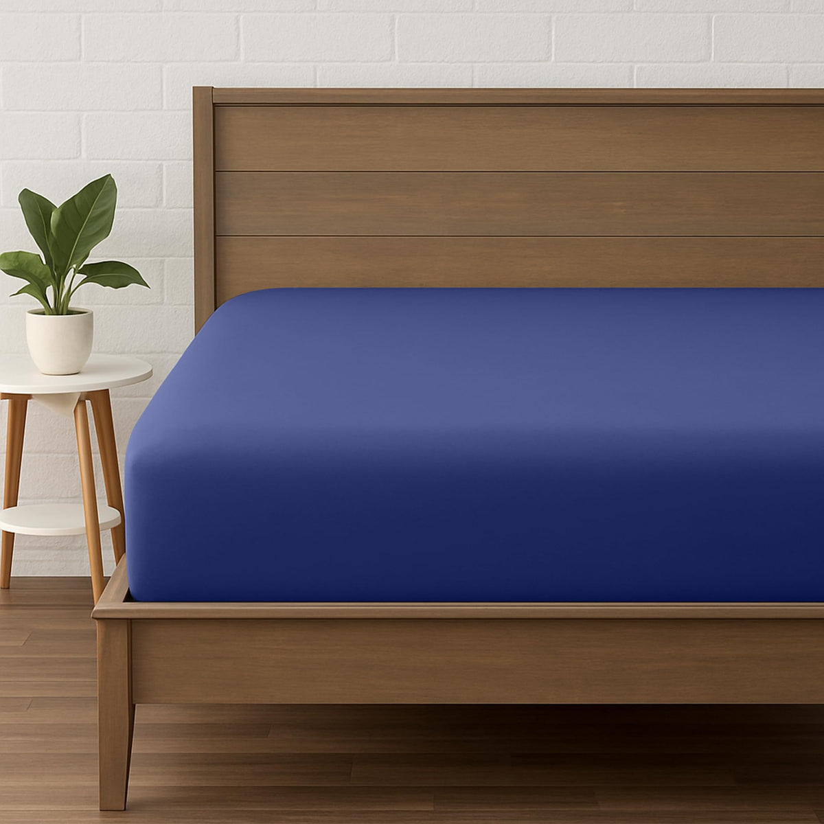 LINENLINK Ultra-Soft Fitted Sheet for Guest Beds