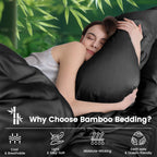 LINENLINK Cooling Bamboo Blend Quilt Cover Set