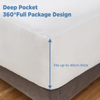 LINENLINK 100% Waterproof Mattress Protector for Kids & Pet Accidents
