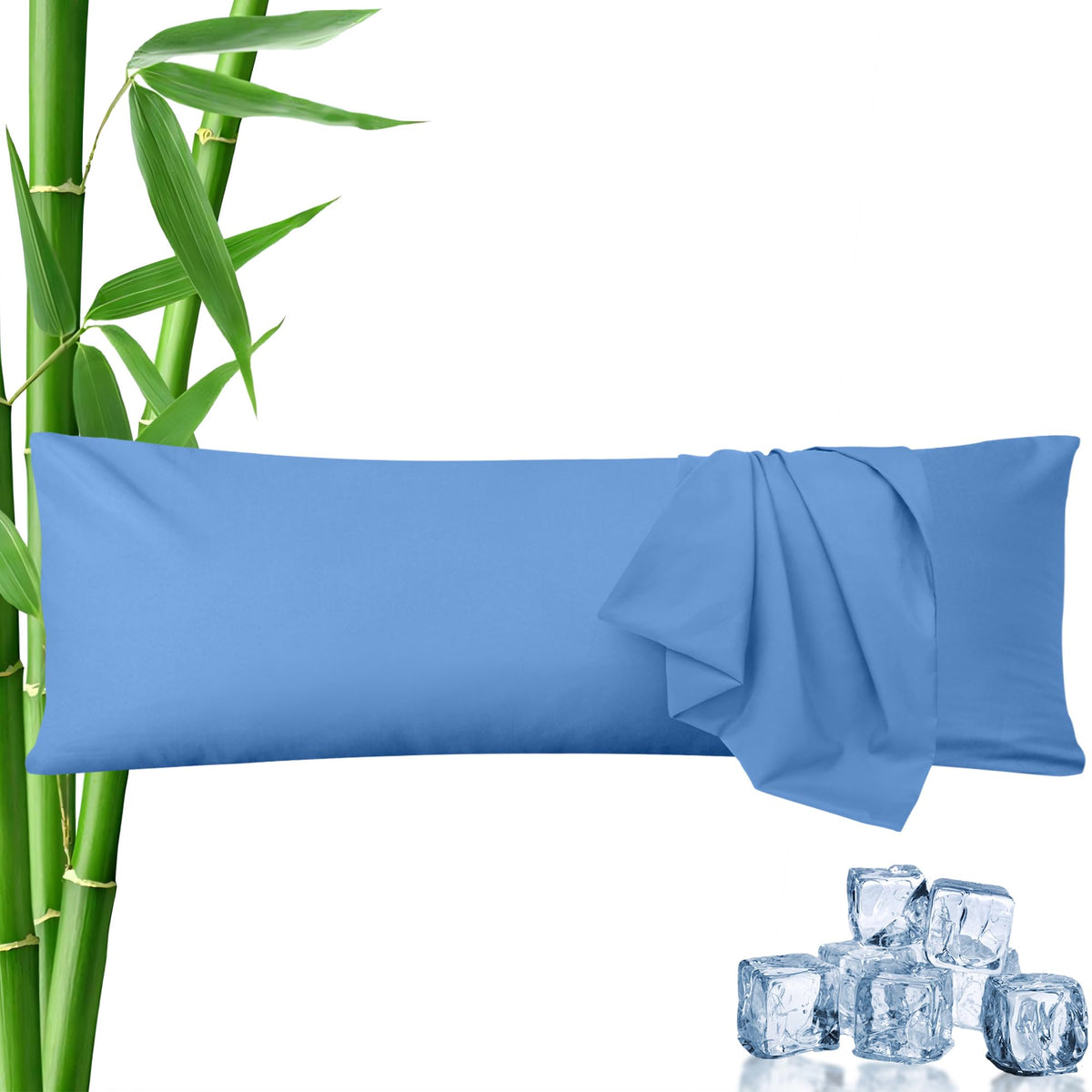 LINENLINK Bamboo Blend Pillowcases, 2 Pack