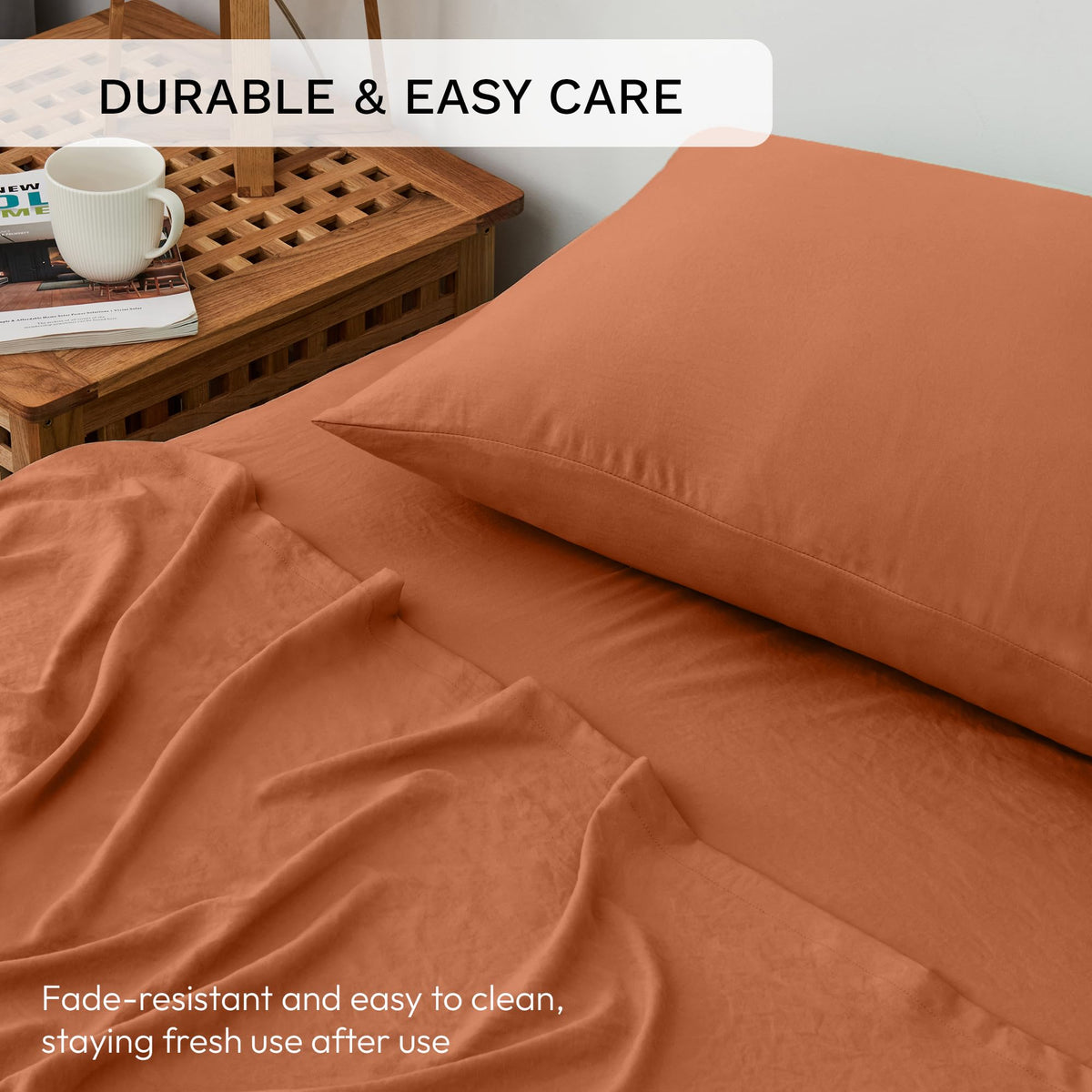 LINENLINK Vintage Washed Bed Sheet Set