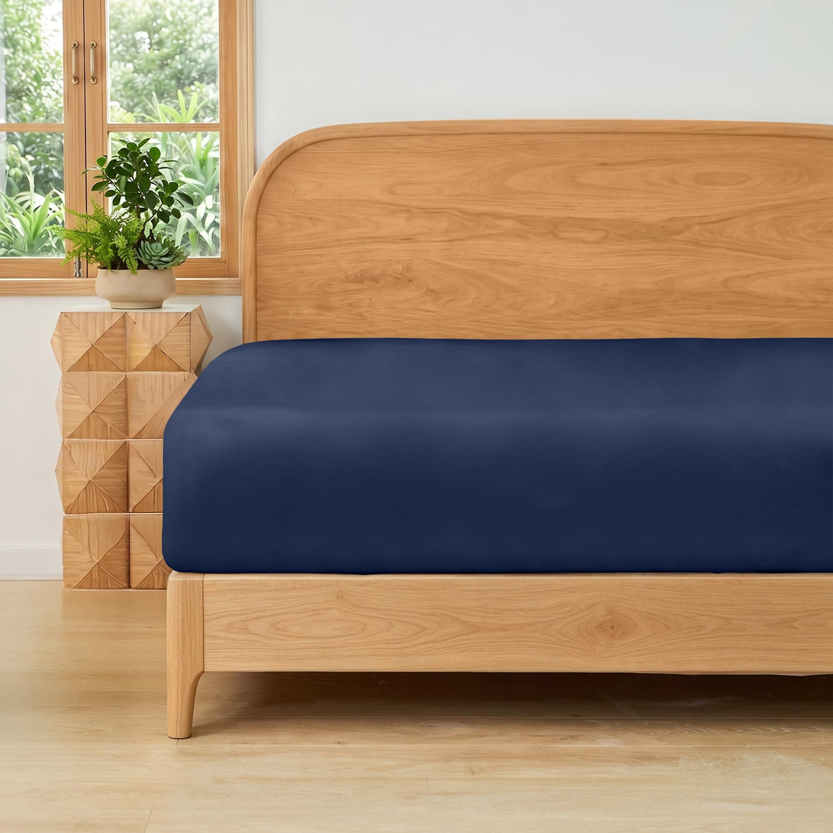 LINENLINK 100% Cotton Fitted Sheet Only
