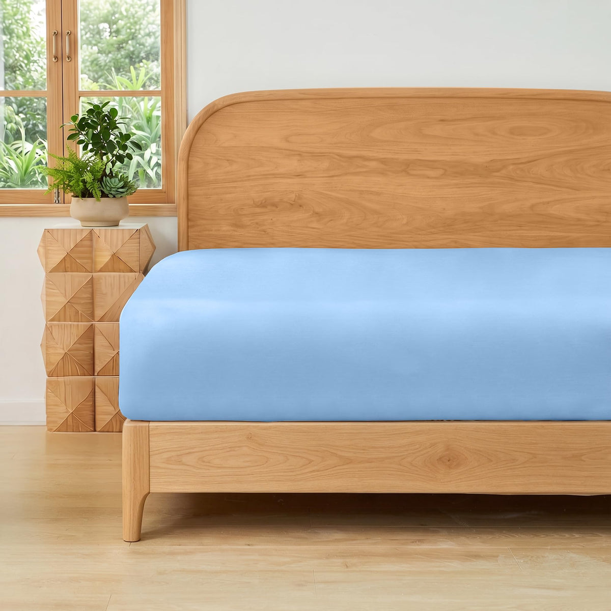 LINENLINK 100% Cotton Fitted Sheet Only