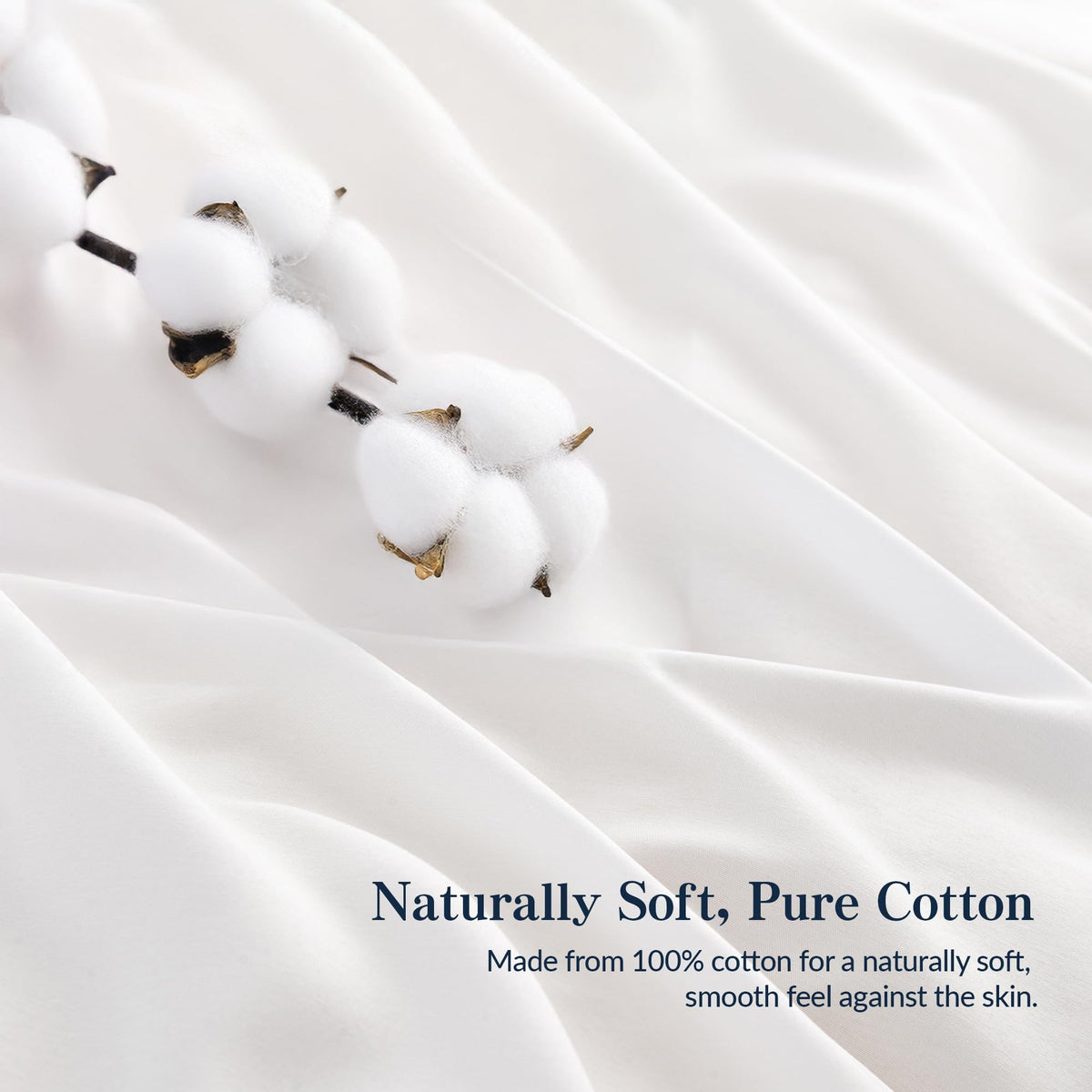 LINENLINK 100% Cotton Fitted Sheet Only