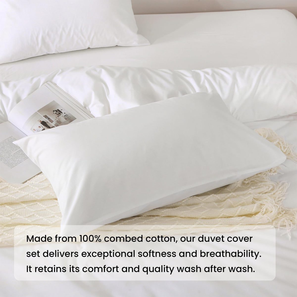 LINENLINK 100% Cotton Quilt Cover Set