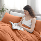LINENLINK Vintage Washed Bed Sheet Set