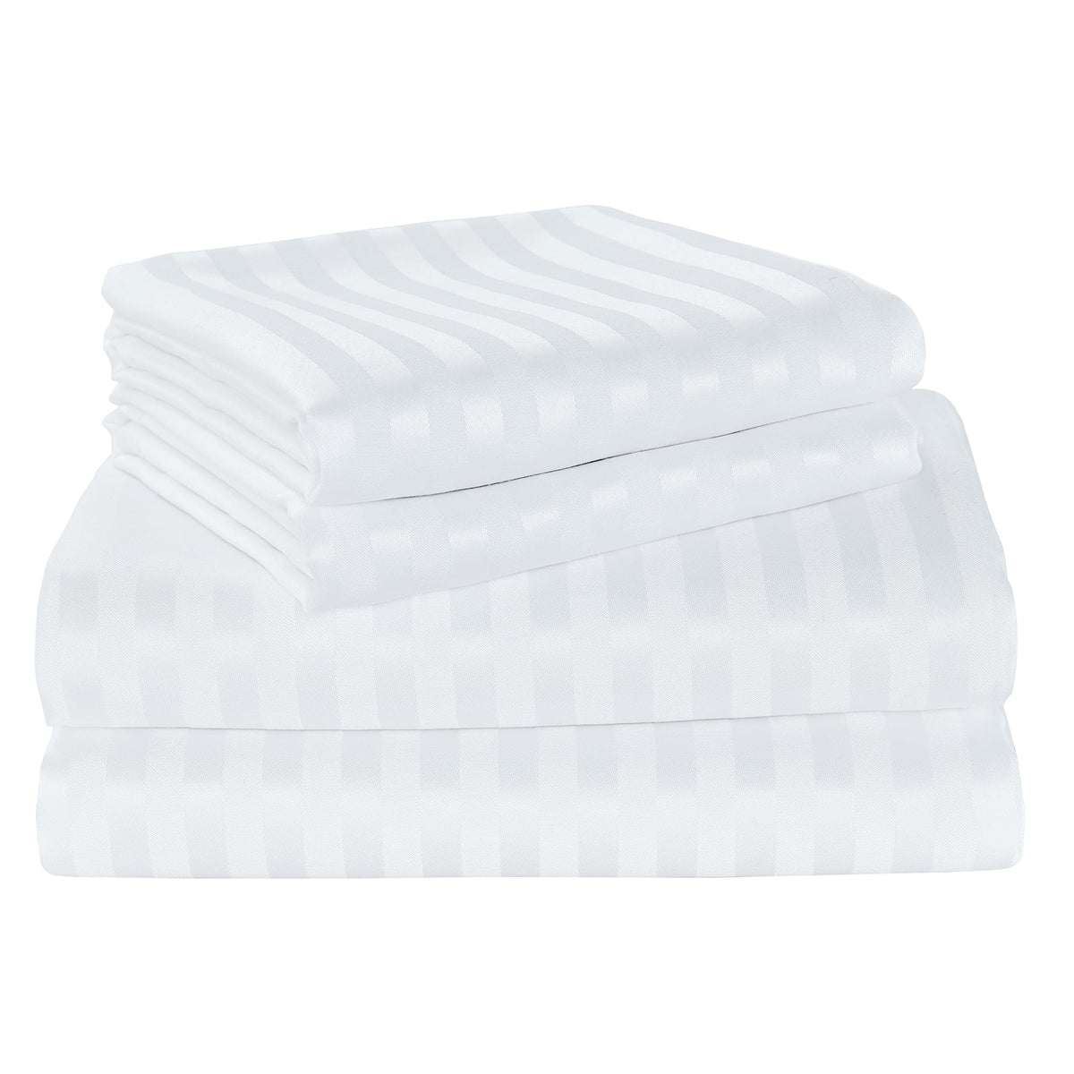 LINENLINK Hotel-Quality Stripe Bed Sheet Set
