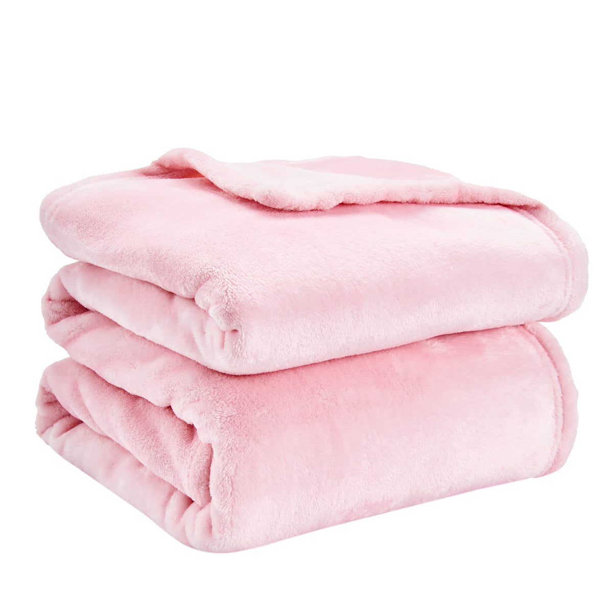 LINENLINK 300GSM Fleece Blanket, Super Soft and Warm Flannel for Bed, Sofa, Couch, Travel or Gift