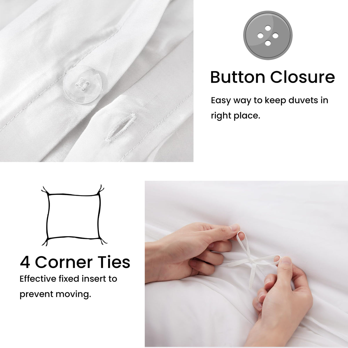 LINENLINK 100% Cotton Quilt Cover Set