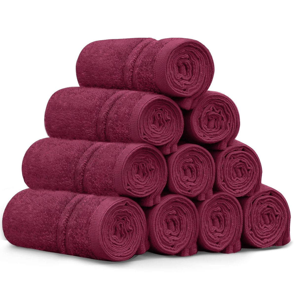 LINENLINK 100% Cotton Face Washers Towels, 10 Pack
