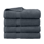 LINENLINK 100% Cotton Bath Towels, 4 Pack