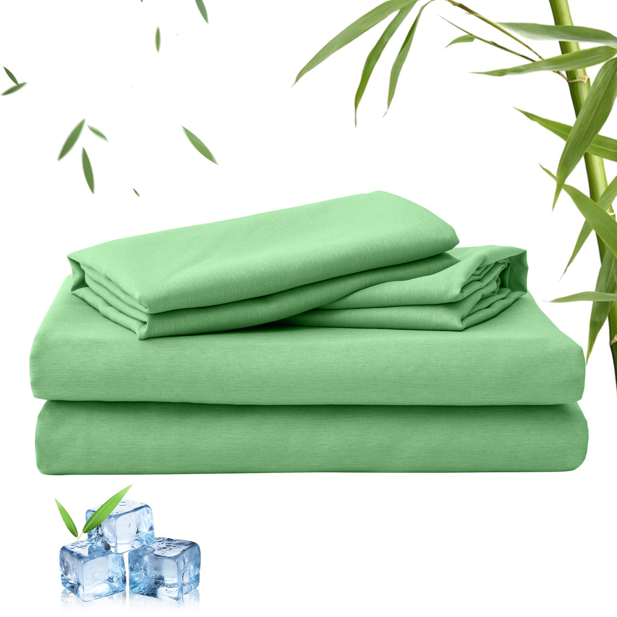 LINENLINK 2000TC Bamboo Sheet Set for Hot Sleepers