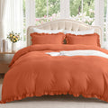 LINENLINK Romantic Ruffle Microfibre Quilt Cover Set