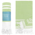 LINENLINK 100% Cotton Turkish Beach Towel, Oversized Absorbent Towels, Sand-Free, Quick Dry & Lightweight Pool Towel for Swimming, Travel, Holiday