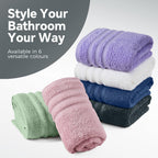 LINENLINK 100% Cotton Bath Towels, 4 Pack