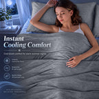 LINENLINK Summer Cooling Blanket for Hot Sleepers