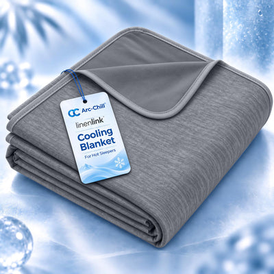 LINENLINK Summer Cooling Blanket for Hot Sleepers