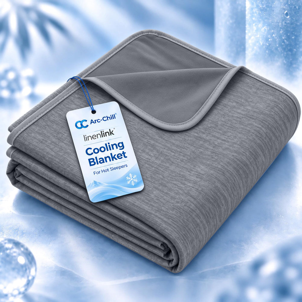 LINENLINK Summer Cooling Blanket for Hot Sleepers